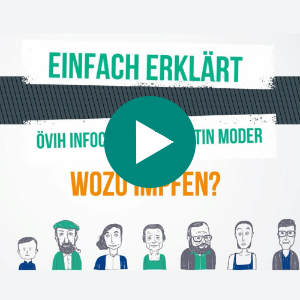 ÖVIH banner for a video on the topic: Why vaccinate?